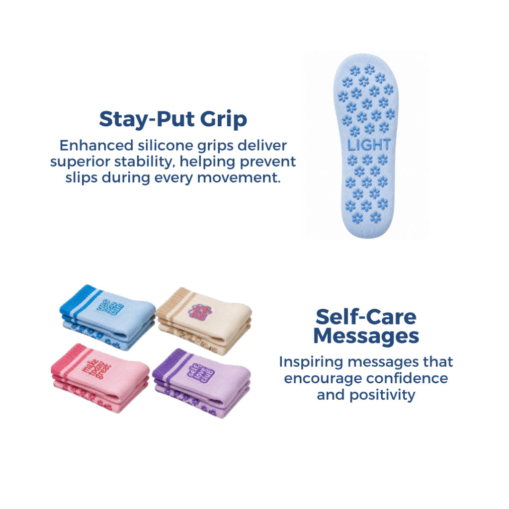Self Care Message Socks