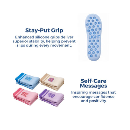 Self Care Message Socks