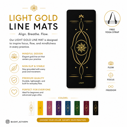 Gold line