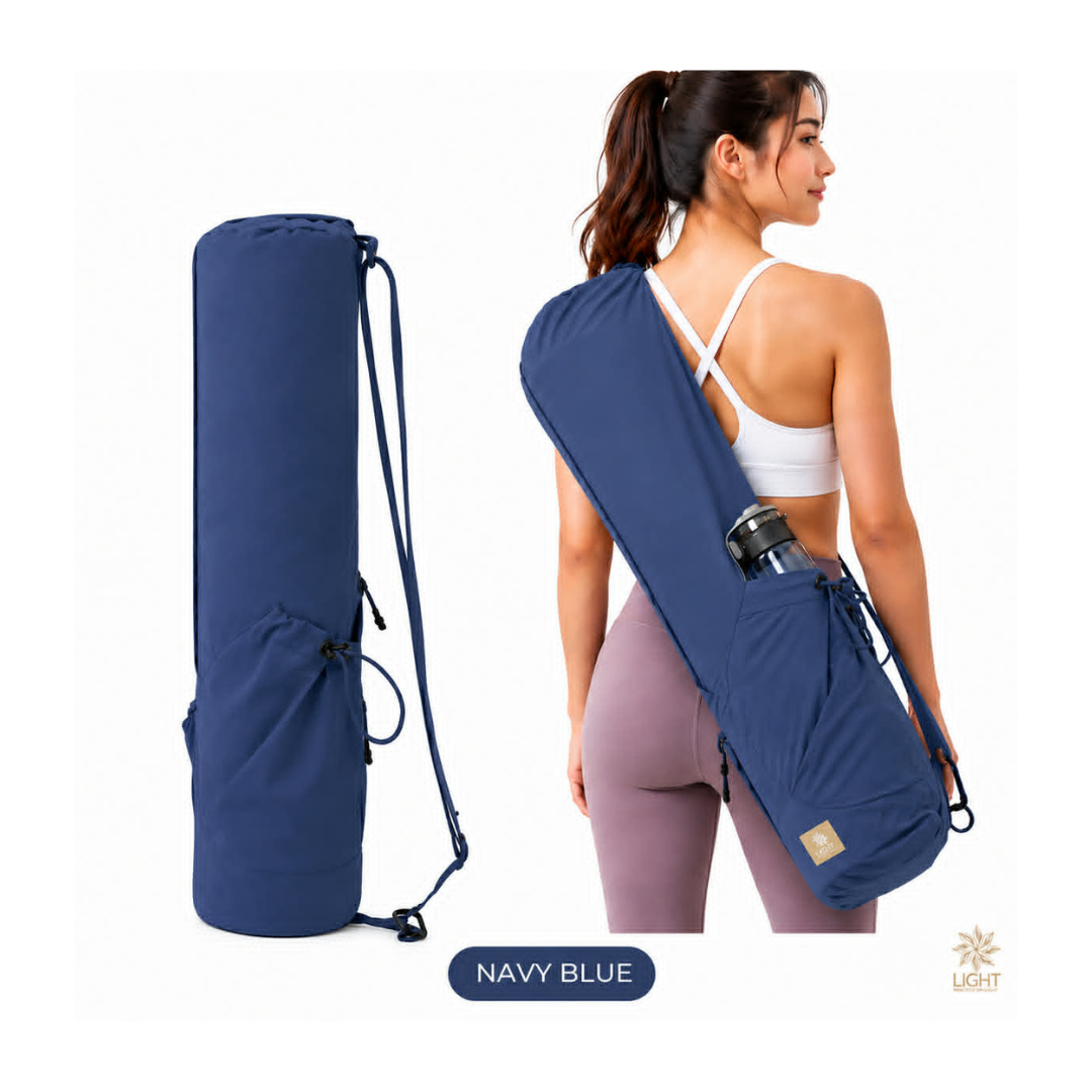 lululemon yoga mat and bag medium black Water Resistant Yoga Mat Bag