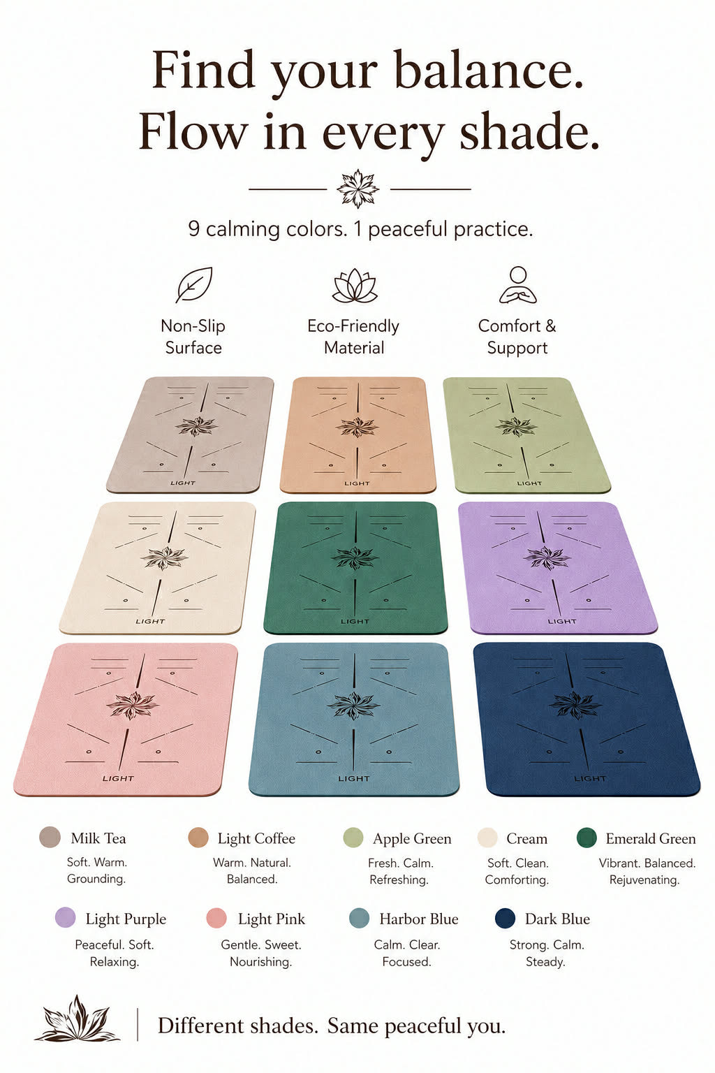 Line Yoga Mat